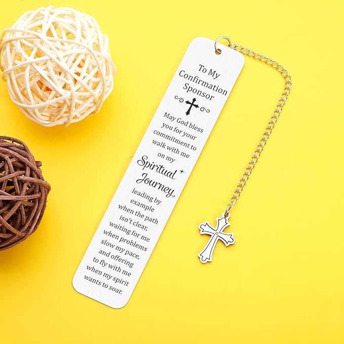Confirmation Sponsor Gifts for Men Women Thank You Gifts Catholic Sponsor Gifts Confirmation Gifts for Teenage Girl Boys Baptism Gift for Adult Pastor Appreciation Christmas Gift Graduation