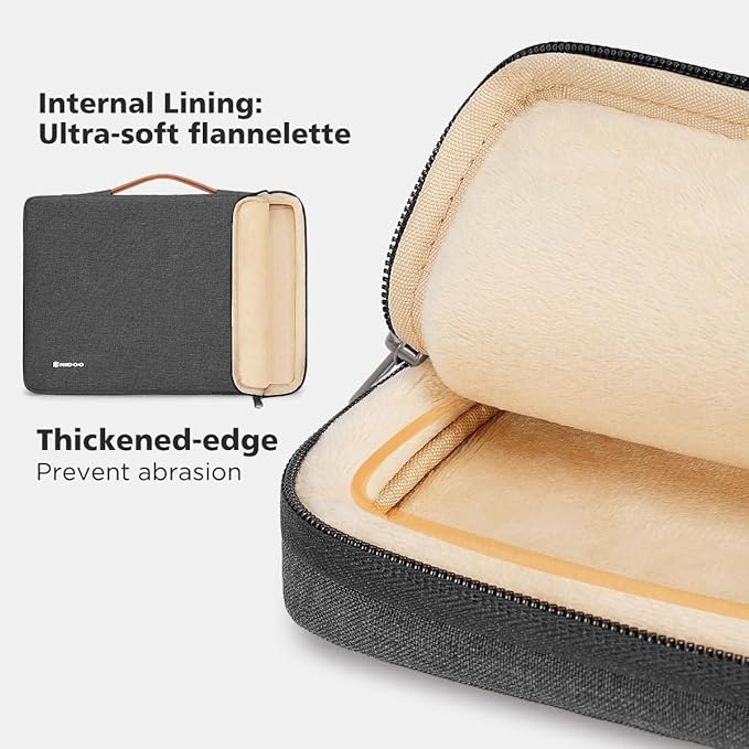 NIDOO 17.3 inch Laptop Sleeve Computer Carrying Case Bag for 17.3" Lenovo Legion 5 / IdeaPad L340 / HP Gaming Pavilion 17 / ZBook Fury 17.3 / Acer Chromebook 317/ Asus ZenBook Pro 17 / Dell G7 17