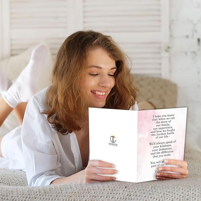 OJsensai Sweet Thank You Card for Doctor Nurse, Appreciation Gifts for Hospital Staff, You Will Always Be Part of Our Story