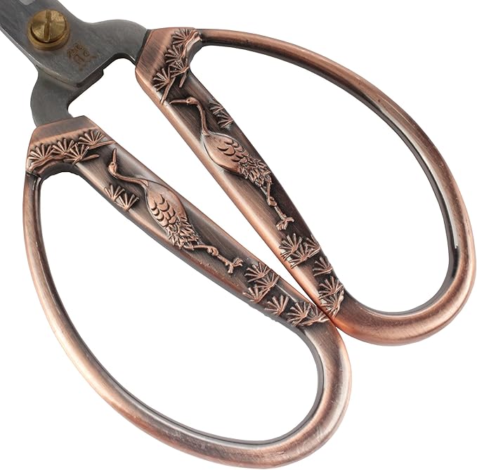 JubileeYarn Classic Chinese Small Embroidery Craft Scissors - Copper - 3 Scissors