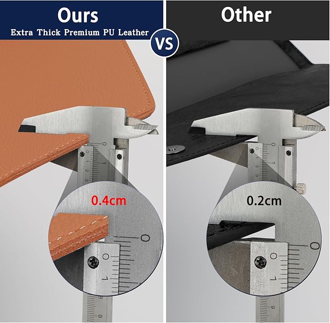 Toplive Document File Folder, Waterproof PU Leather A4 Letter Envelope Folder Case File Organizer Dual Layers Stylish Document Holder with 8 Card Holder 2 Pen Loop for Travel Office School, Brown