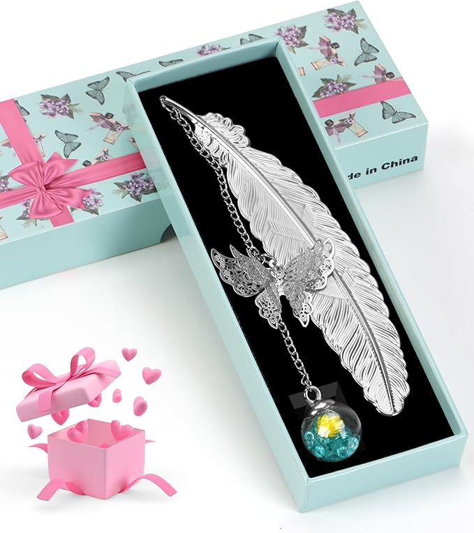 Christmas Stocking Stuffers for Women - Bookmark Birthday Gifts for Women Mom Teacher Best Friend Sister Coworkers - Unique Holiday Funny Bookmarks for Book Lovers - Gifts for People Who Like to Read