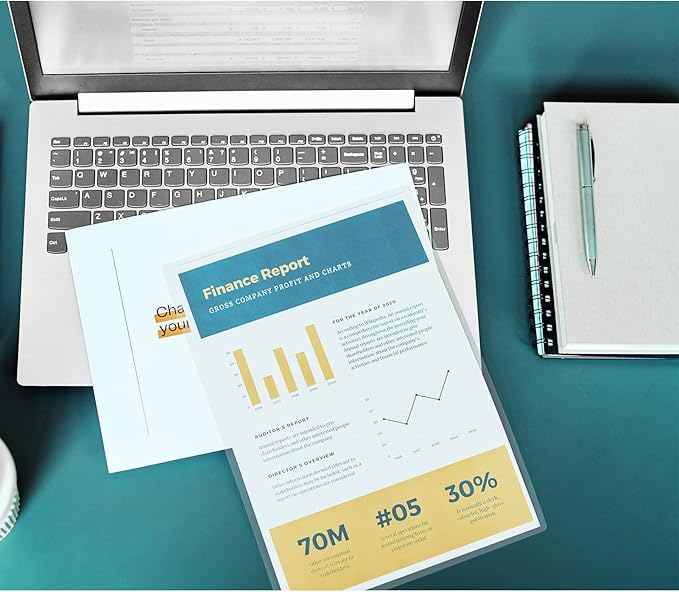 Binditek 100 Pack 3 Mil Thermal Laminating Pouches, 11.5x17.5 Inches Laminating Sheets, for Tabloid Size, Ultra Clear, Glossy, Hold 11x17 Inches, Heat Seal, School Office Supplies