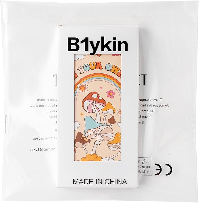 B1ykin Sticky Notes Set - Cartoon Theme Cute Self-Stick Notes Pad Teacher Appreciation Gifts， Self-Adhesive Writing Memo Pages Sticky to Do Notepad for Kids Employee School Office (Retro Mushroom)