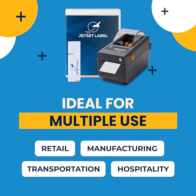 Zebra ZD411 (Zebra ZD410 Replacement) Direct Thermal Zebra Label Printer | 203 DPI | ZD4A022-D01M00EZ | USB, USB Host, Modular Connectivity Slot, BTLE5, EZPL | 2 in Width | Includes Jetset Software