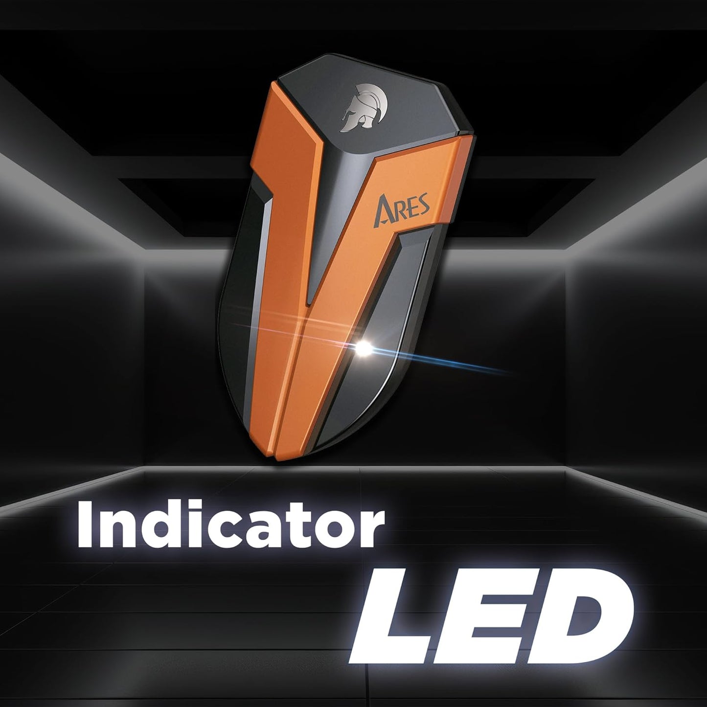 DATO External SSD 2TB, External Solid State Drive Portable SSD External USB 3.2 Gen 2x2 Type-C OTG Supported Compatible with PS5 and Xbox, up to 1600/1500 MB/s IP67 Waterproof - ARES Amber Shield