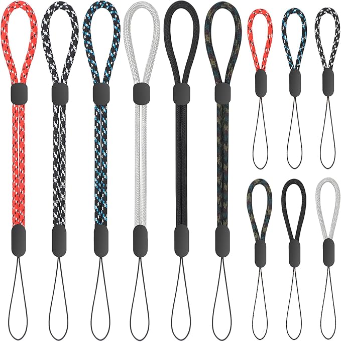 Hand Wrist Strap Lanyard, Adjustable Nylon Colorful for Mobile Phone, Camara, USB Flash Drive, ID Name Tag Badge