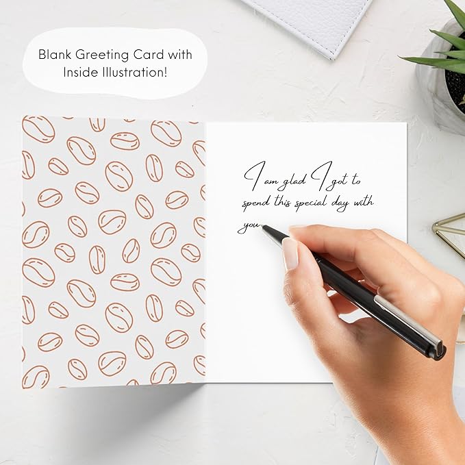 Coffee Thank You Card Teacher Appreciation, Educator, Day Care, Preschool, Elementary High School, Appreciation Card for Mom, Dad, Nurse, Doctor, Guests (Thank you For Making a Difference Every Day (coffee))