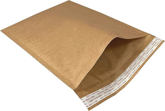 Honeycomb paper padded envelope sealable mailers (50, #4-9.5" x 13.5")