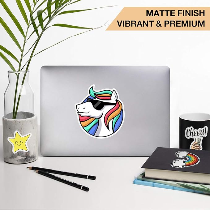 HTVRONT Printable Vinyl for Inkjet Printer & Laser Printer - 40 Pcs Matte White Inkjet Printable Vinyl Sticker Paper, 8.5"x11"(140 g)