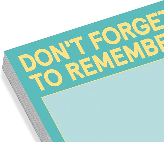 8-Count Knock Knock Don't Forget to Remember Sticky Note Pad, to Do List Notes, 3 x 3-Inches, 100 Sheets Each