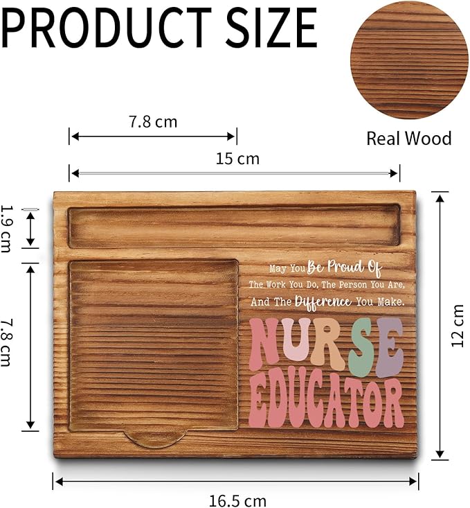 Nurse Educator Sticky Note Holder, Nurse Educator Thank You Appreciation Gifts for Men, Women, Nursing Instructor, Nurse Educator Office Desk Self-Stick Note Pad Holders GSH488