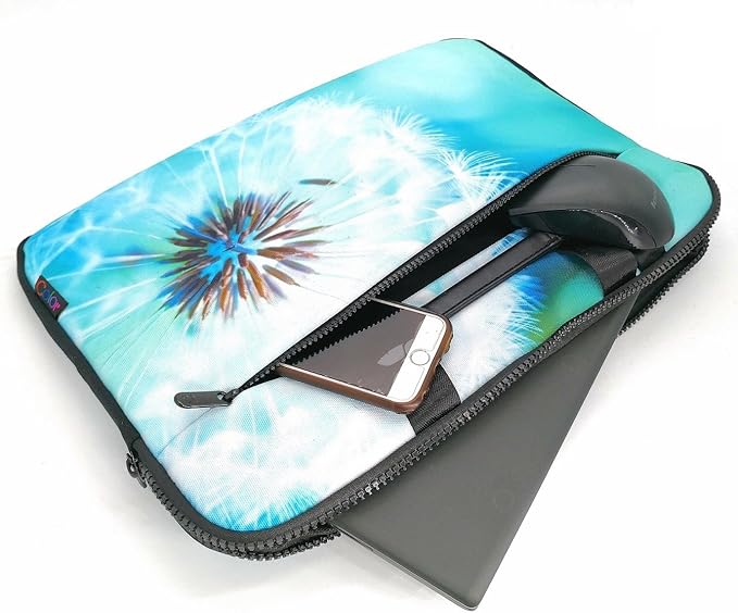 icolor 15" Laptop Shoulder Bag Sleeve Holder,14.2" 15.4 inch Computer Tablet Canvas Handbag Case Notebook Messenger Briefcase