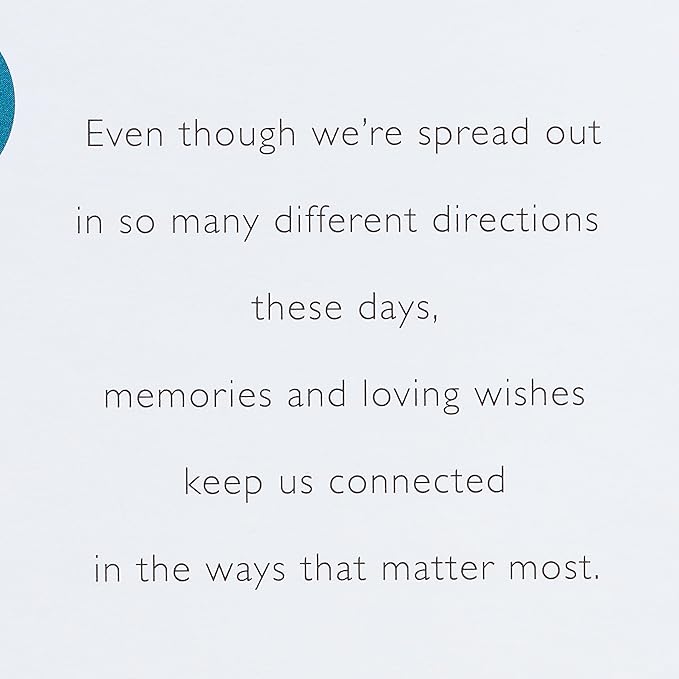 American Greetings Birthday Card (Keep us Connected)