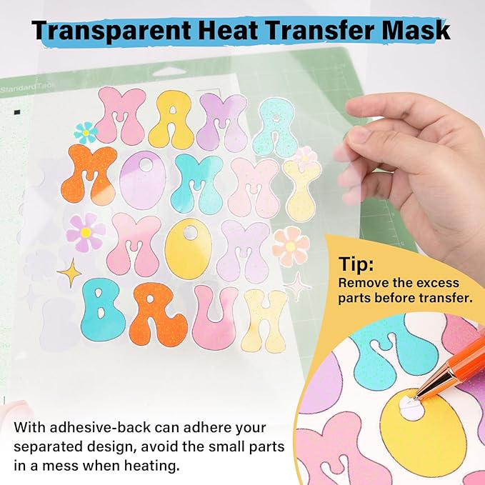 TECKWRAP Printable Heat Transfer Paper for T-Shirts 15 Sheets, 8.3" X 11.7" Printable Heat Transfer Vinyl for Inkjet Printer, Iron on Transfer Paper for Light Fabric (Glitter Green)