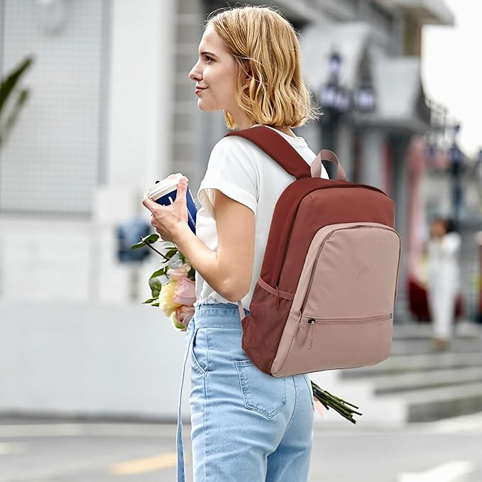 HEAD Waterproof Travel Backpack for Women & Ladies, Casual Daypack for Sport/Gym/College Work/Workout/Outdoor/Daily Use, Lightweight Laptop Backpacks for 13.5 inch Notebook