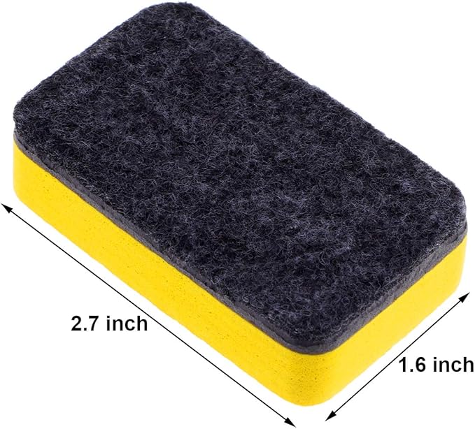 Boao Whiteboard Dry Magnetic Plastic Holder, 8 Pieces Colorful Magnetic Markers with Eraser Cap, Whiteboard Eraser for School Office Home 100th Day of School, 10 Pieces Totally(Stylish)