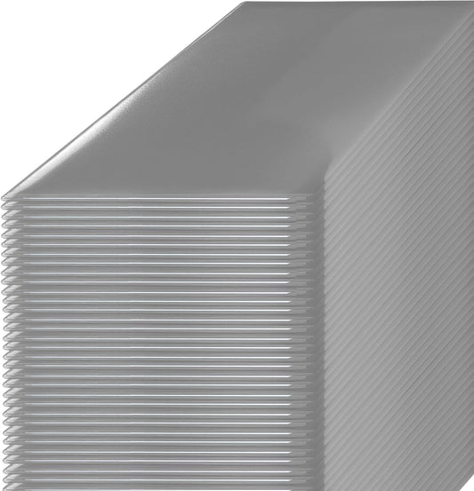 Certificate Holders 8.5"x11" Graduation Diploma Cover Document Leather Folders,Grey-100 Pack