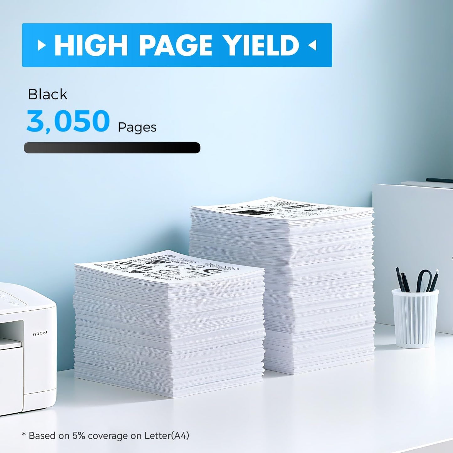 148A Black Toner Cartridge with chip 2-Pack High Yield Replacement for HP 148A W1480A 148X W1480X Compatible with HP LaserJet Pro MFP 4101dw 4101fdn 4101fdw 4001dn 4001dw 4001n Printer Ink 4001 4101 e