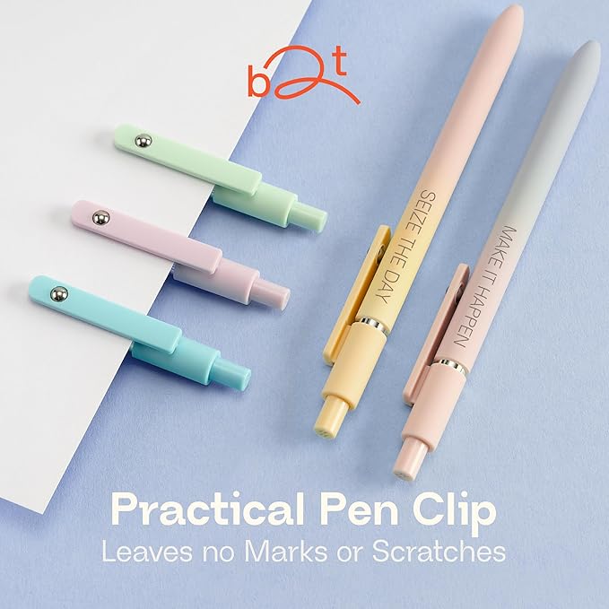 Achievers Inspirational Pen Set for Women - Motivational Quotes Office Gift for Her, Congratulations on Promotion, New Job Gifts Lady Boss Business Pens, Adult Graduation Gifts Stylish Sets (Gradient)