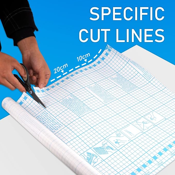 Chell Clear Contact Paper Roll for Books, 17.5 in x 5 ft Clear Self Adhesive Book Cover Paper Protector