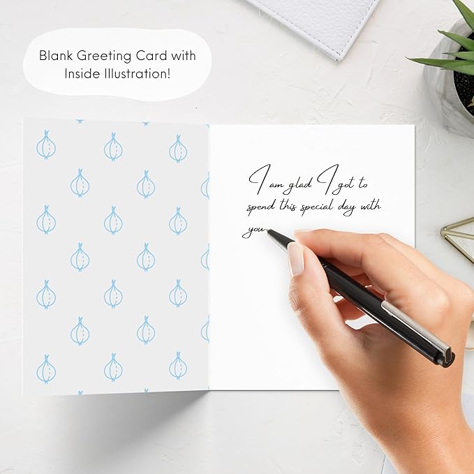 ALY LOU Congratulations Card, Graduation Card, Congrats Grad for Him/Her, Funny Proud New Job Promotion, New Home, Wedding Celebration (I’m Not Crying, You’re Crying! So Proud of You! (Onions))