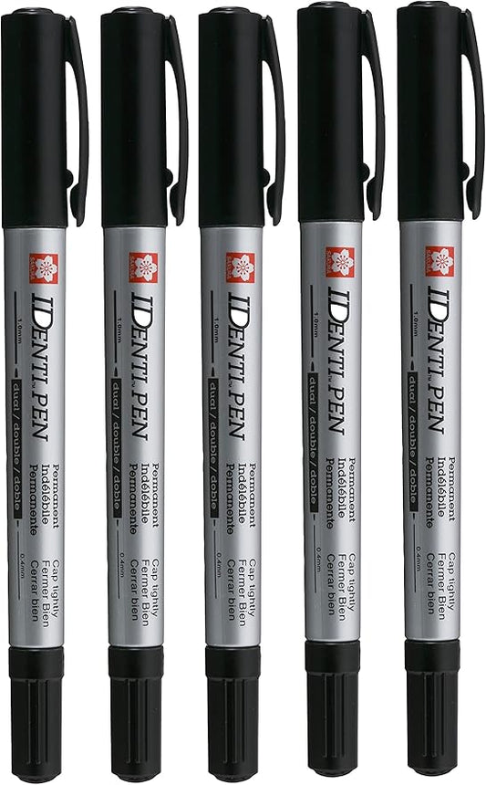 Sakura Identipen Marker (Black) 5 pcs (44101)