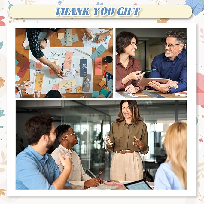 30 Set Employee Appreciation Ballpoint Pens with Inspirational Stylus Tips Cards Team Thank You for Coworkers Team Nurse Teacher Staff Favors