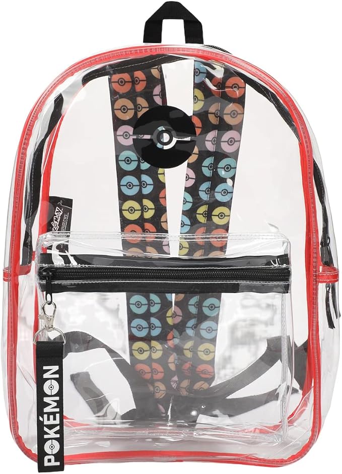 Pokemon Multi Character AOP Adult 17 Backpack With Removable Laptop Pouch