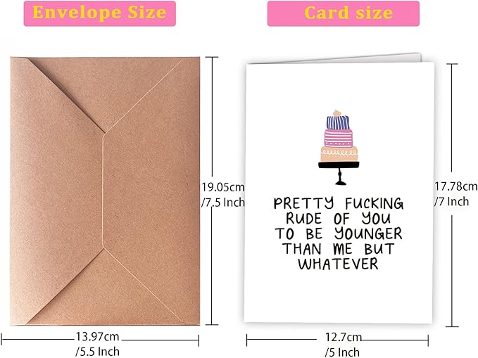 Hqulpr-Funny Birthday Cards For Women, Birthday Cards For Sister, Happy Birthday Bestie Card, Birthday Cards For Women Friendship, Funny Happy Birthday Card For Her, Best Friend, Coworkers