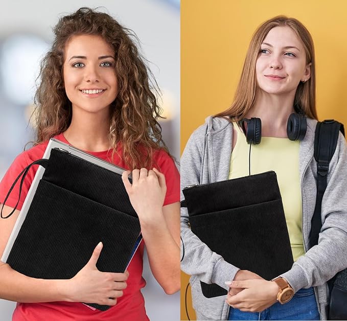 Book Sleeve, Book Covers for Paperbacks with Zipper, Book Lover Gifts