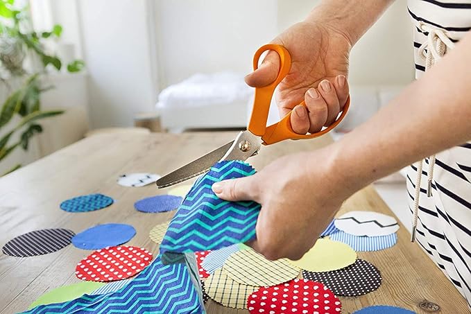 Fiskars 1005130 Tijeras Dentadas Classic 23, 8.8 x 23.1 x 1.9 cm, Standard