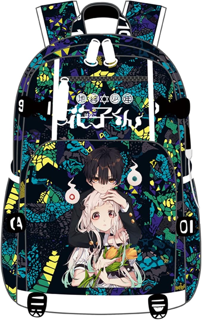 ISaikoy Anime Toilet Bound Hanako kun Backpack Satchel Bookbag Daypack School Bag Laptop Shoulder Bag Style7