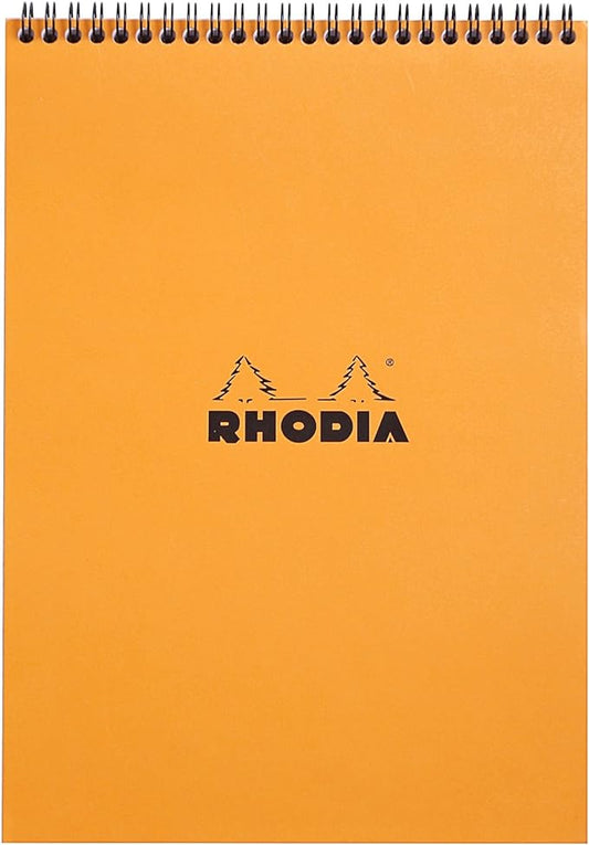 Rhodia Wirebound Pad 8.25x11.75, Lined, Orange