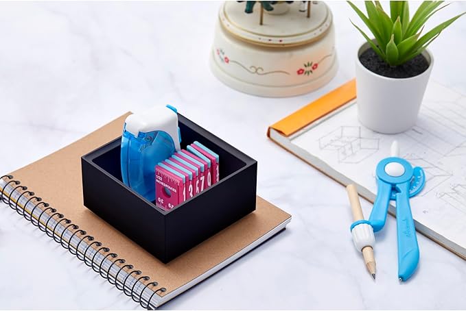 Bostitch Office Konnect Desk Organizer Accessory Tray, Stacks for Desktop Storage, Black