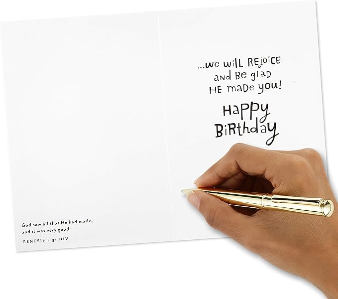 Dayspring Assorted Religious Birthday Cards (Christian Blessings, 12 Cards and Envelopes)