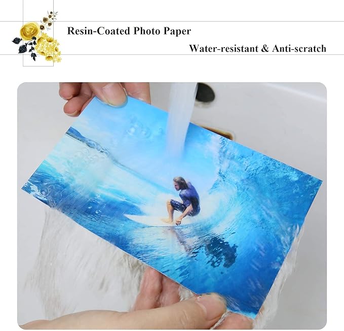 A-SUB Premium Photo Paper Luster 11x17 Inch 66lb for Inkjet Printers 50 Sheets, Single Sided