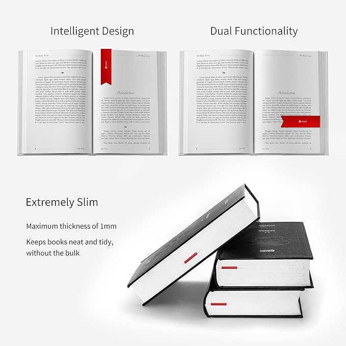 CZUR Metal Bookmarks - Unique Gift Bookmarks for Women and Men Made of Aeronautical Aluminum for Long-Lasting Use 1 Piece