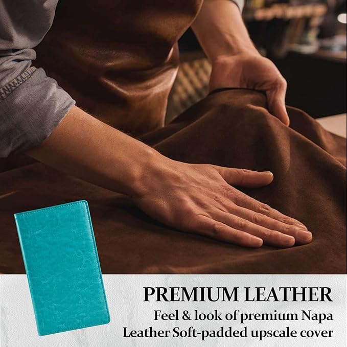 300 Card Capacity Leather Business Card Book Holder Organizer, Card Binder Professional PU Name Card Credit Cards Booklet (Multiple Colors Optional)