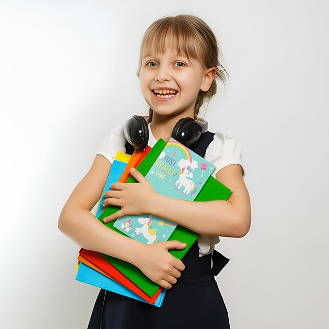 I Just Really Like Magic Horse Sticky Notes Set, 550 Sheets, Cute Magic Horse Self-Stick Notes Pads Animal Divider Tabs Bundle Writing Memo Pads Back to School Office Supplies Small Gift