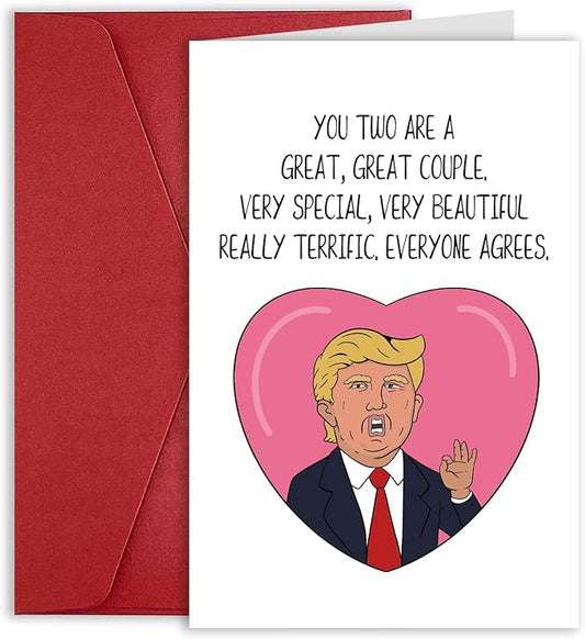 Funny Wedding Card for Friend, Wedding Gift, Humor Bridal Groom Shower Card, Wedding Congratulations Card, Engagement Card for Couple, Wedding Congrats Card for Bride Groom