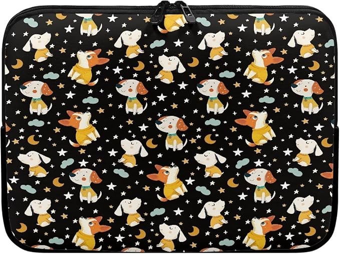 Corgi Dog Printed Computer Bags for Laptops, Water Resistant 15 Inch Laptop Bag Laptop Briefcase Travel Case for Women Men Teens, Compatible with Most Laptops