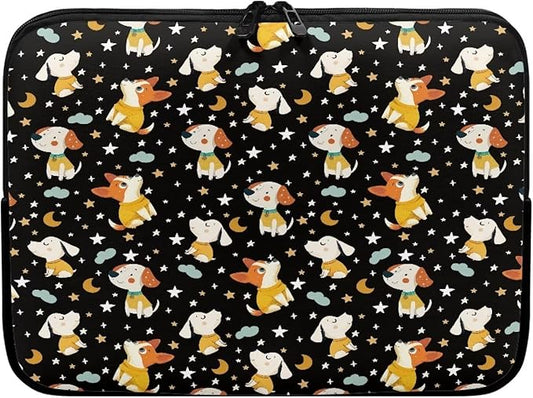 Corgi Dog Printed Computer Bags for Laptops, Water Resistant 15 Inch Laptop Bag Laptop Briefcase Travel Case for Women Men Teens, Compatible with Most Laptops