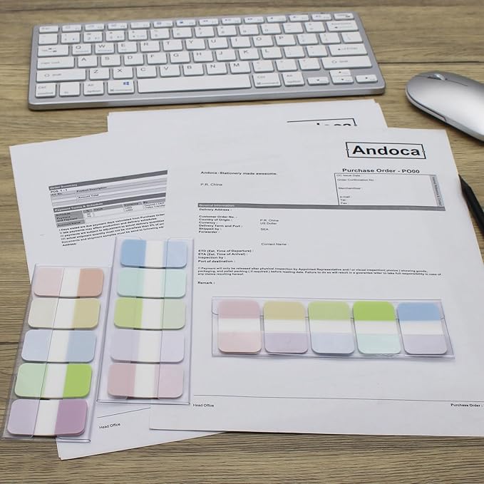 Tabs Flags Assorted Colors, 0.98 x 1.71 Inch Sticky Tabs, Easy to Post, 4 On-The-Go Dispensers/Pack, 400 Pages Total