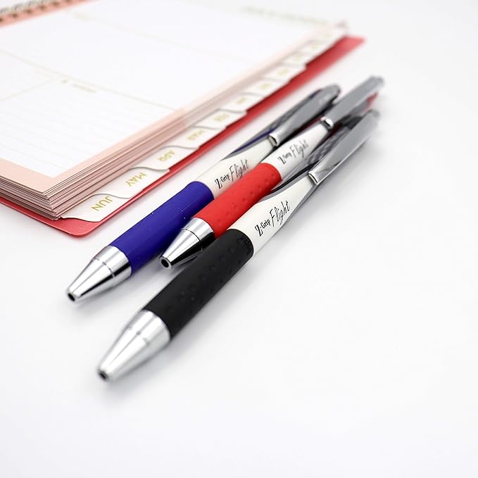 Zebra Pen Z-Grip Flight Retractable Pen, Bold Point, 1.2mm, Assorted colors, 36-Count