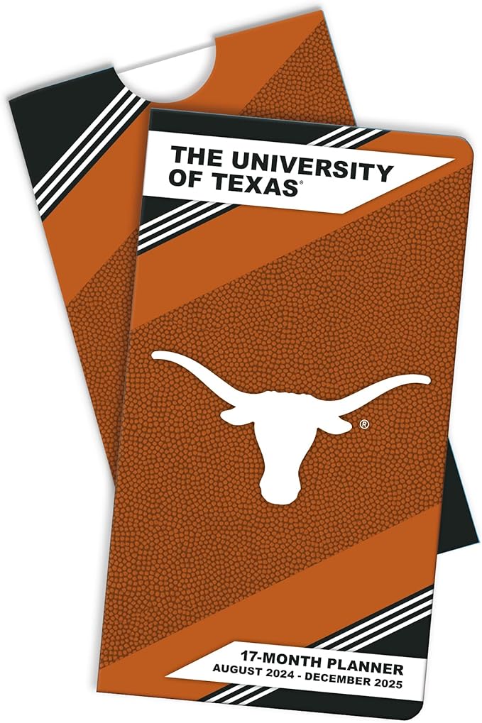 TURNER SPORTS Texas Longhorns 2025 17-Month Pocket Planner - PF (25998890522)
