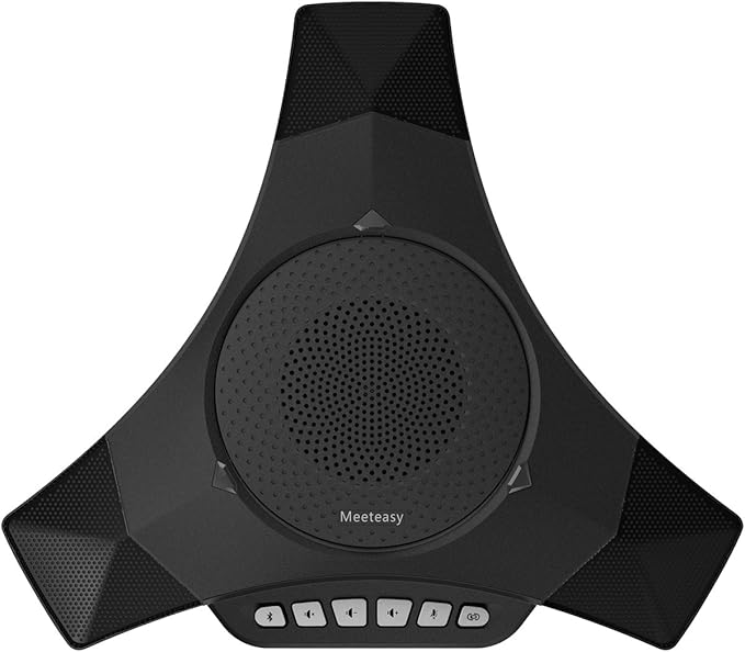 MVOICE 8000-B Plus Bluetooth USB Speakerphone for Conference Call via PC VoIP Softphone and Mobile Phone with Noise Cancellation and Echo Cancellation