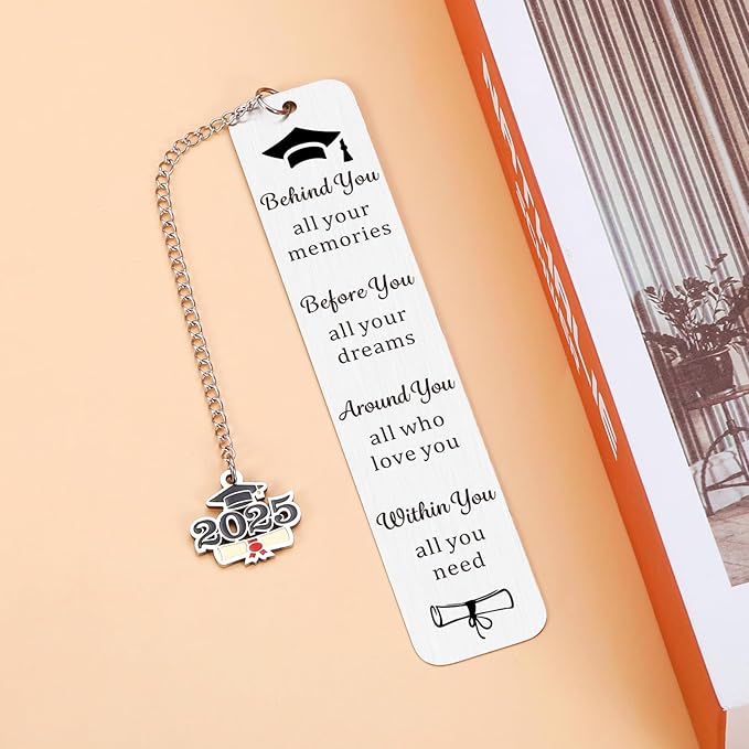 Class of 2025 Graduation Bookmark 2025 Graduation Gifts for Him Her Middle School High School College Graduation Gifts Ideas Senior 2025 Gifts for Student Last Day of School Gifts for Teens Boys Girls