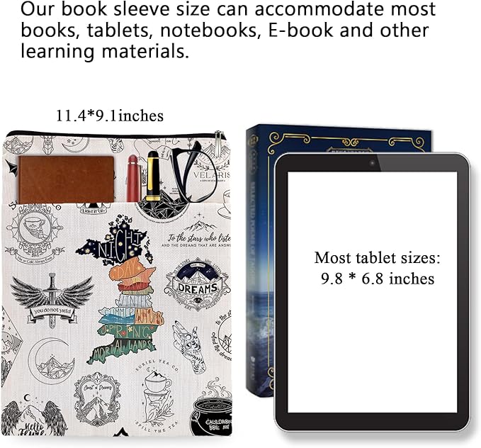 Velaris The City of Starlight Book Sleeve for Book Lover -to The Stars Who Listen, Book Inspired Gift, Book Sleeve for Lovers Gift