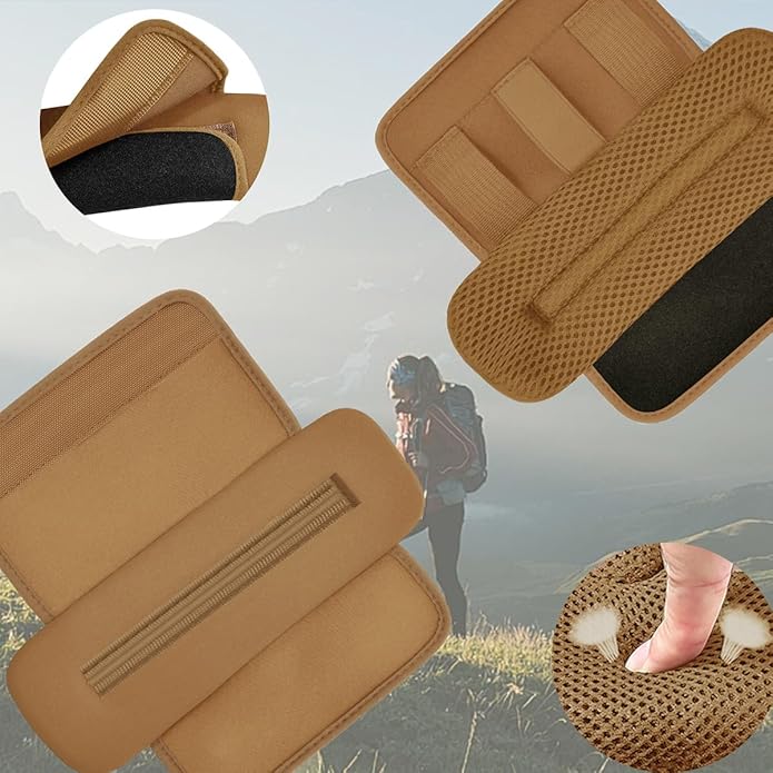 2Pcs Thick Cushioned Shoulder Pads, Anti-Slip Design and Breathable Mesh Pads for Shoulder Strap,Soft and Comfortable